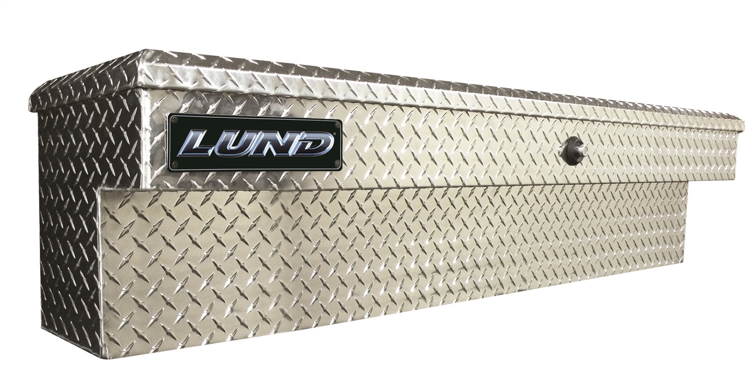 Lund 9748PB 48-Inch Side Bin Truck Tool Box, Brite Aluminum-9748PB