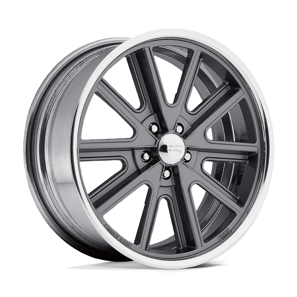 American Racing Vintage VN407 20X8.5 TWO-PIECE MAG GRAY CENTER POLISHED BARREL BLANK - VN407285XX