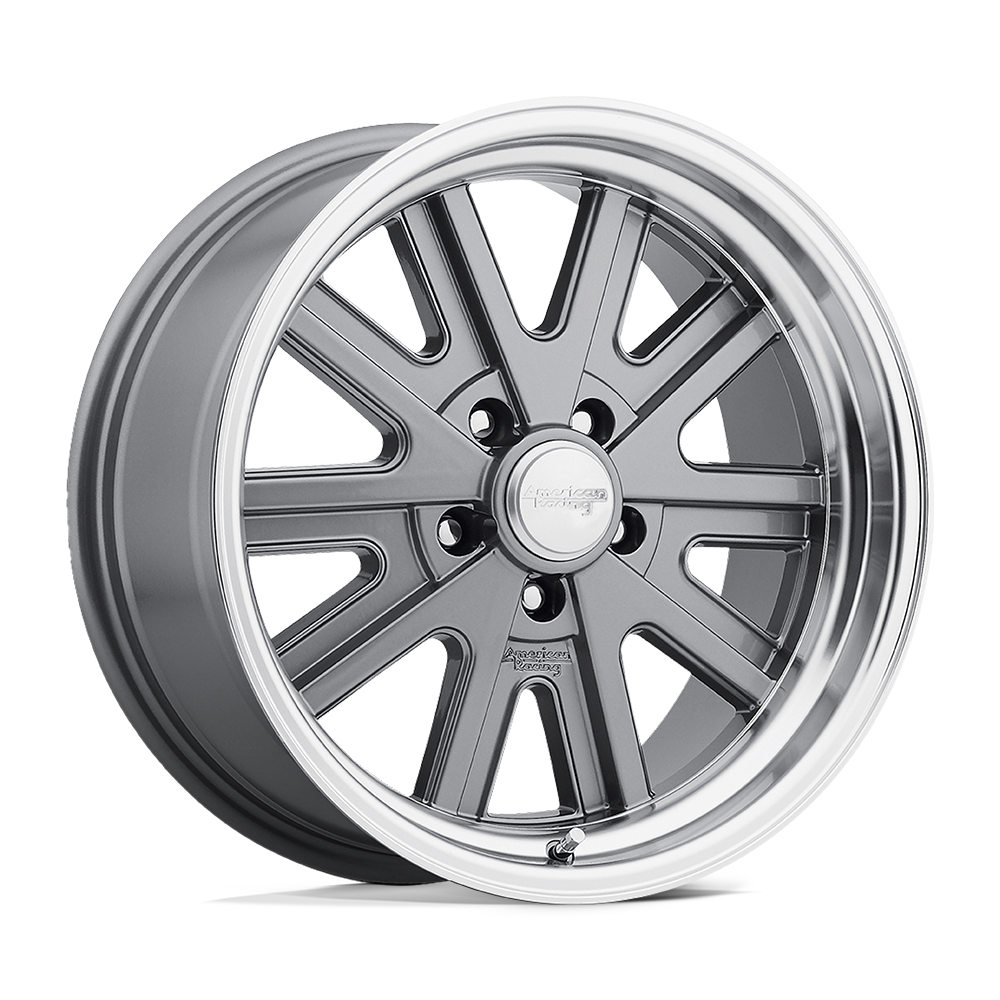 American Racing Vintage VN527 427 MONO CAST 17X7 MAG GRAY MACHINED 5X4.5 - VN52777012400