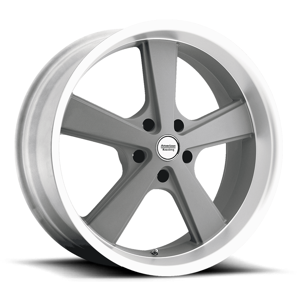 American Racing Vintage VN701 NOVA 18X9 MAG GRAY MACHINED LIP 5X4.5 - VN70189012435 American Racing Vintage VN701 NOVA 18X9 MAG GRAY MACHINED LIP 5X4.5 - VN70189012435