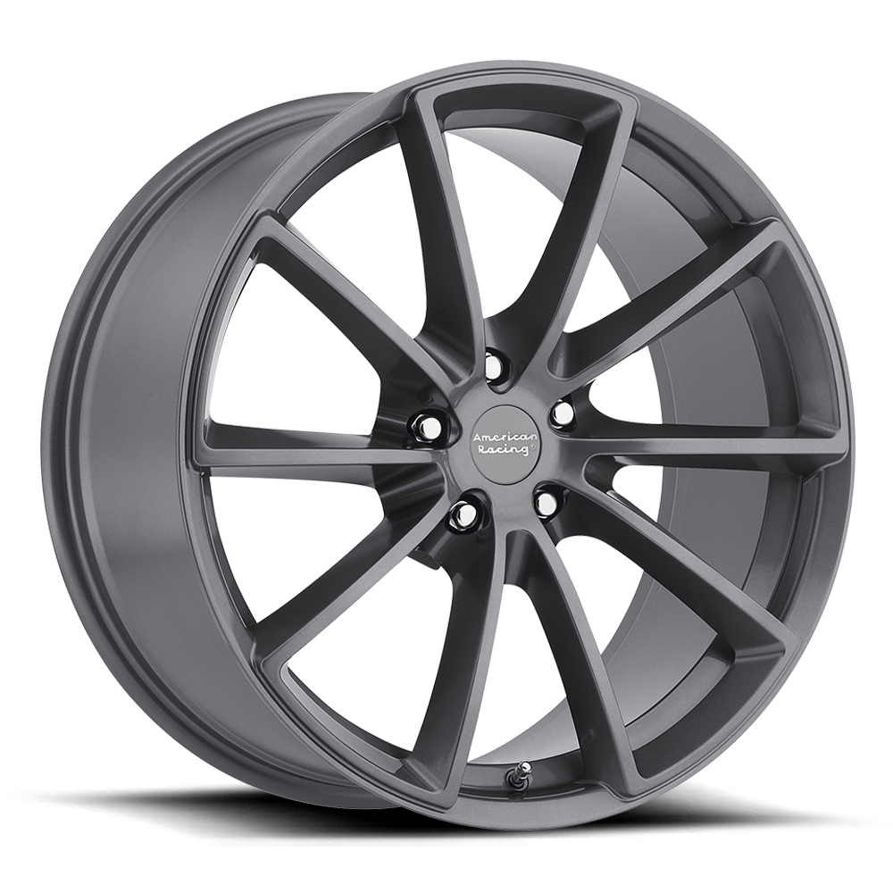 American Racing Vintage VN806 FAST BACK 20X9 ANTHRACITE WITH MACHINED FACE 5X4.5 - VN80629012440