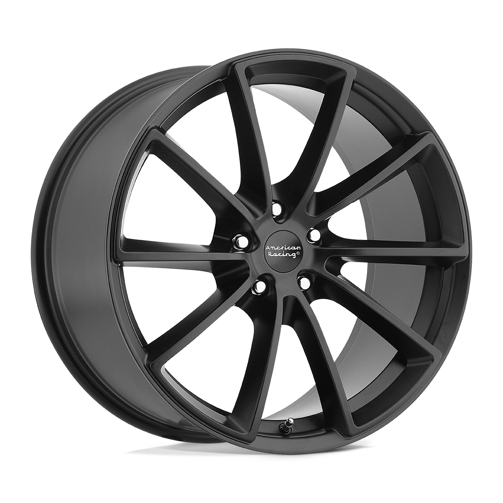 American Racing Vintage VN806 FAST BACK 20X9 SATIN BLACK 5X4.5 - VN80629012740