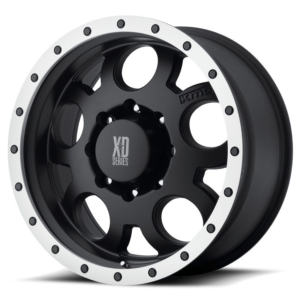 XD XD125 20X9 MATTE BLACK WITH MACHINED REINFORCING RING 5X5.0 - XD12529050718