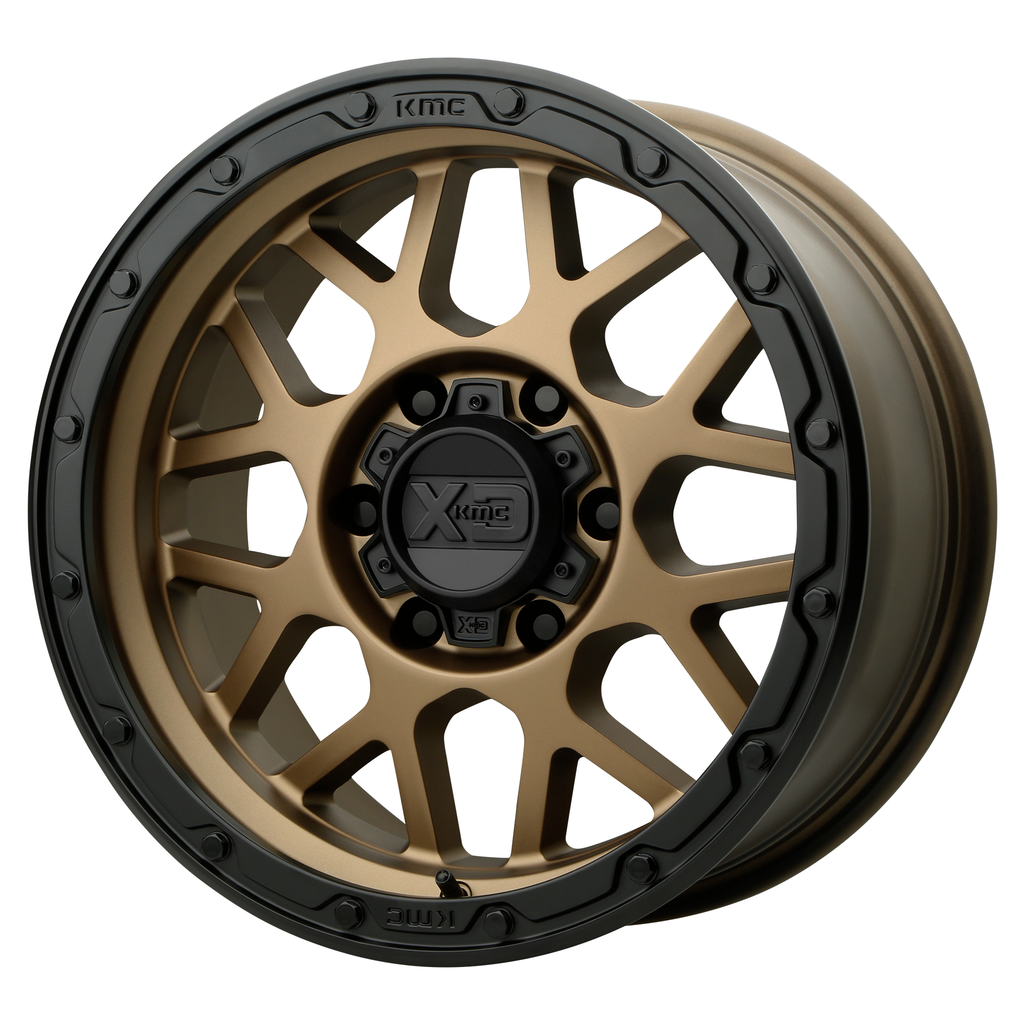 XD XD135 GRENADE OR 17X9 MATTE BRONZE MATTE BLACK LIP 8X180 - XD13579088618