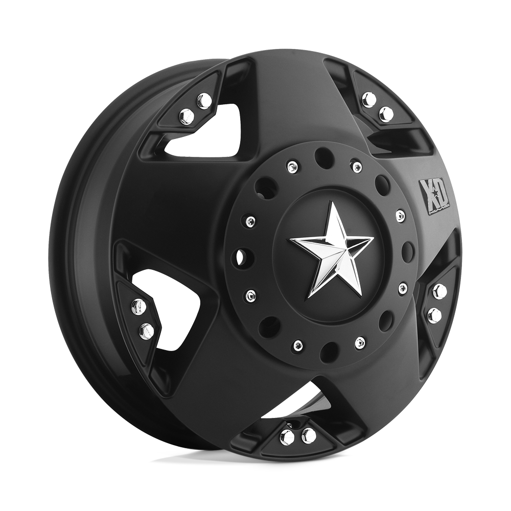 XD XD775 ROCKSTAR 17X6 MATTE BLACK - FRONT 8X6.5 - XD77576080799 XD XD775 ROCKSTAR 17X6 MATTE BLACK - FRONT 8X6.5 - XD77576080799