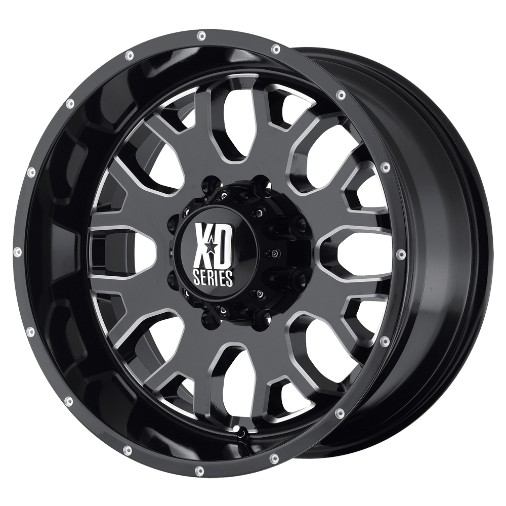 XD XD808 MENACE 20X9 GLOSS BLACK WITH MILLED ACCENTS 5X5.0 - XD80829050318
