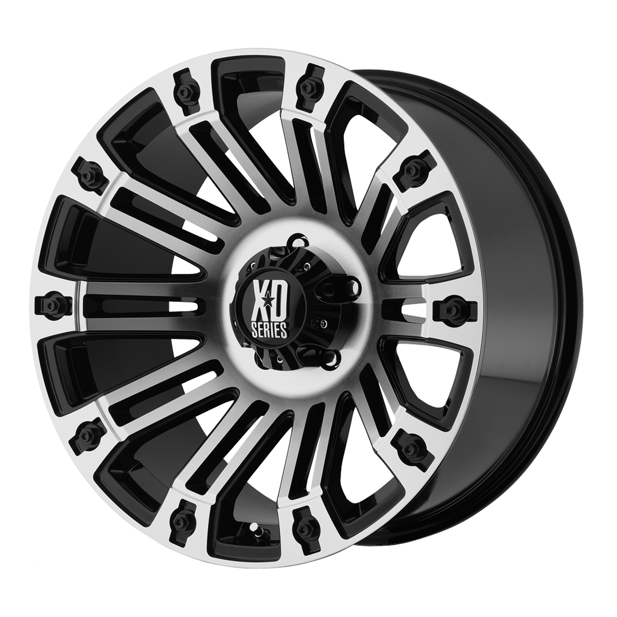 XD XD810 BRIGADE 20X10 GLOSS BLACK MACHINED 5X5.5 - XD81021055324N