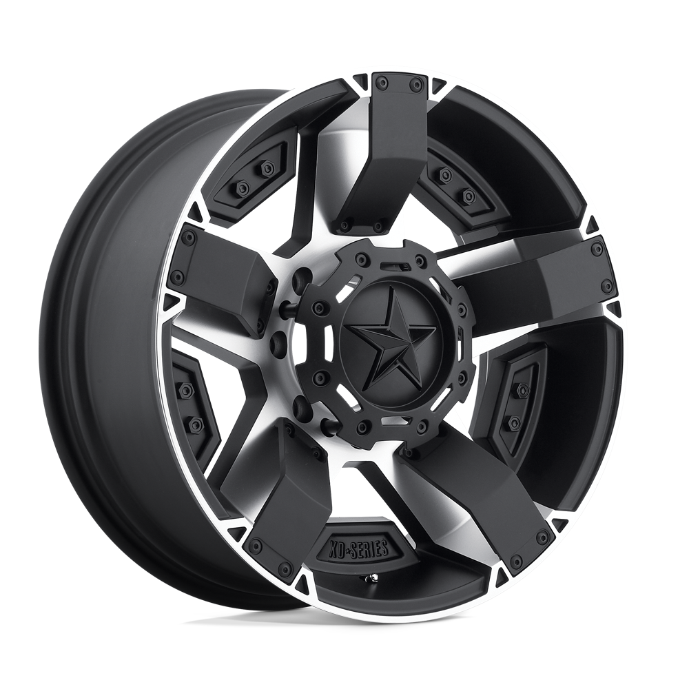 XD XD811 ROCKSTAR II 20X12 MATTE BLACK MACHINED 8X6.5 - XD81121280544N XD XD811 ROCKSTAR II 20X12 MATTE BLACK MACHINED 8X6.5 - XD81121280544N