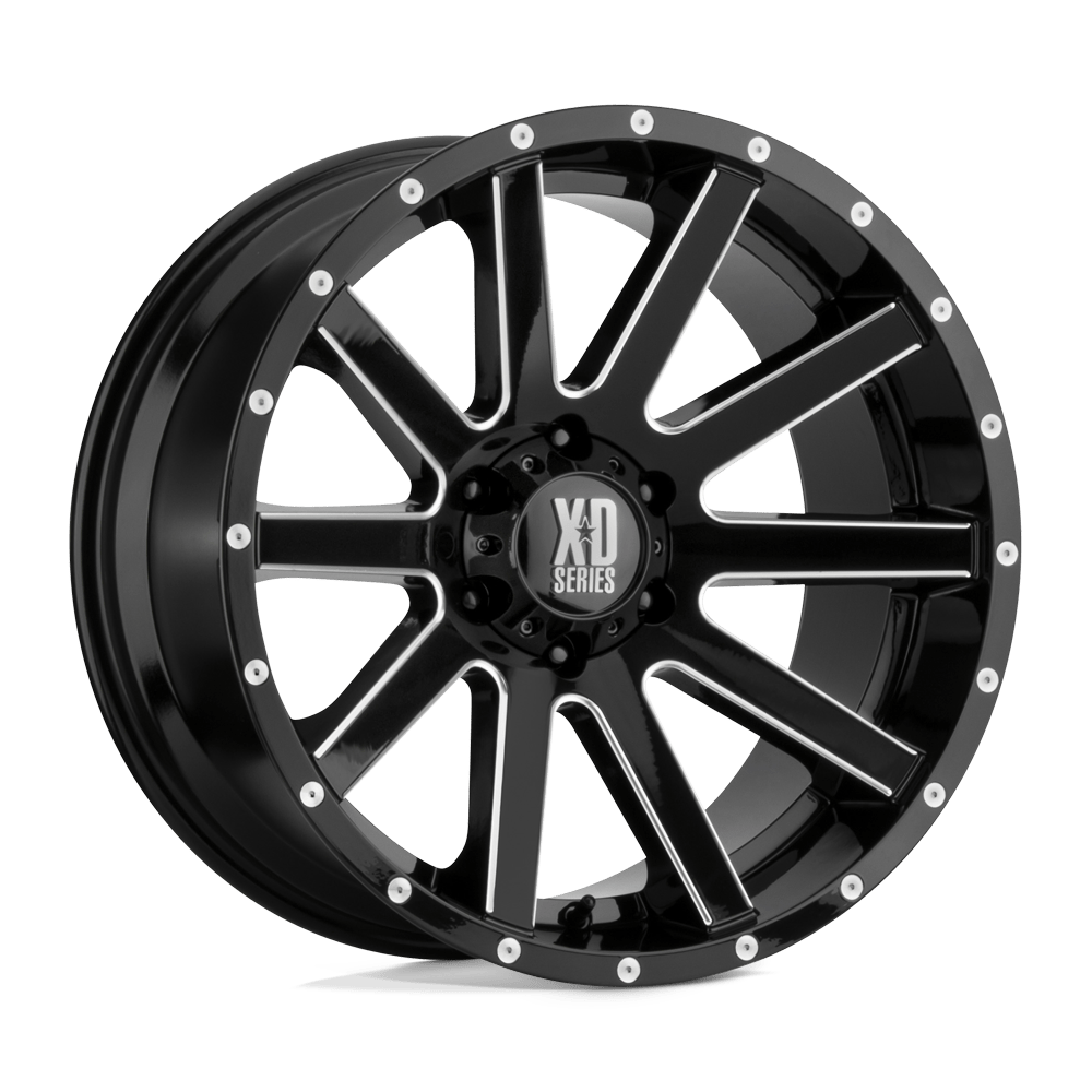 XD XD818 HEIST 22X9.5 SATIN BLACK MILLED 6X5.5 - XD81822968915 XD XD818 HEIST 22X9.5 SATIN BLACK MILLED 6X5.5 - XD81822968915