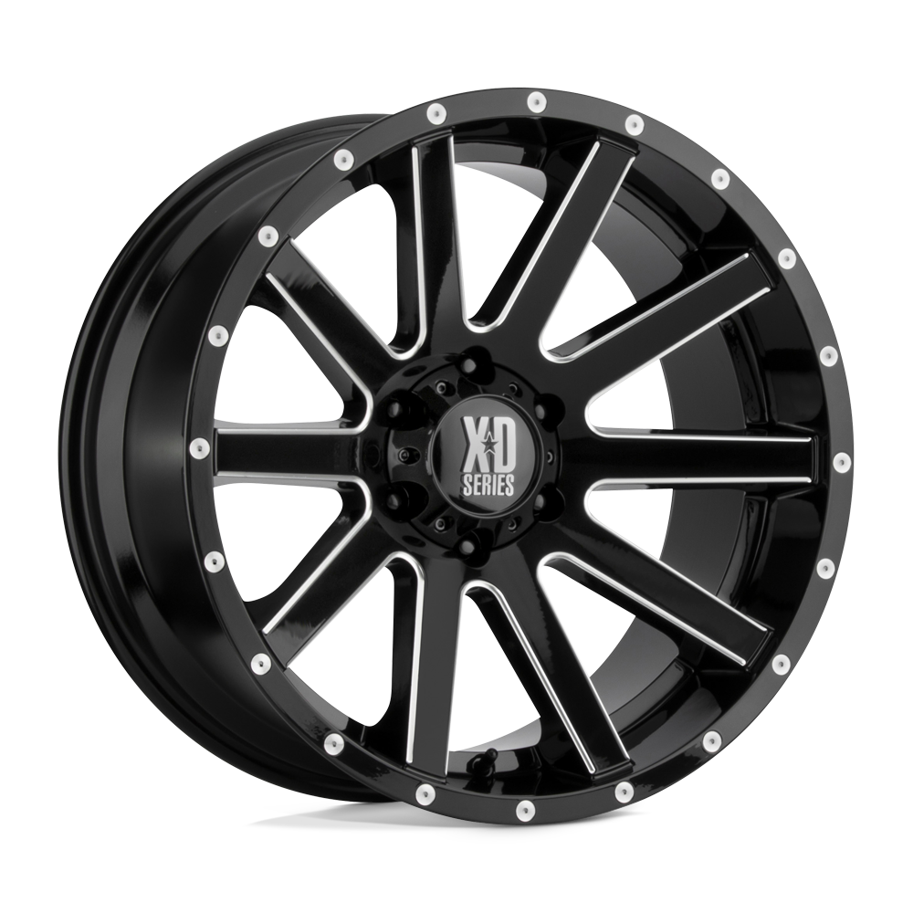 XD XD818 HEIST 20X9 GLOSS BLACK MILLED 6X5.5 - XD81829068318