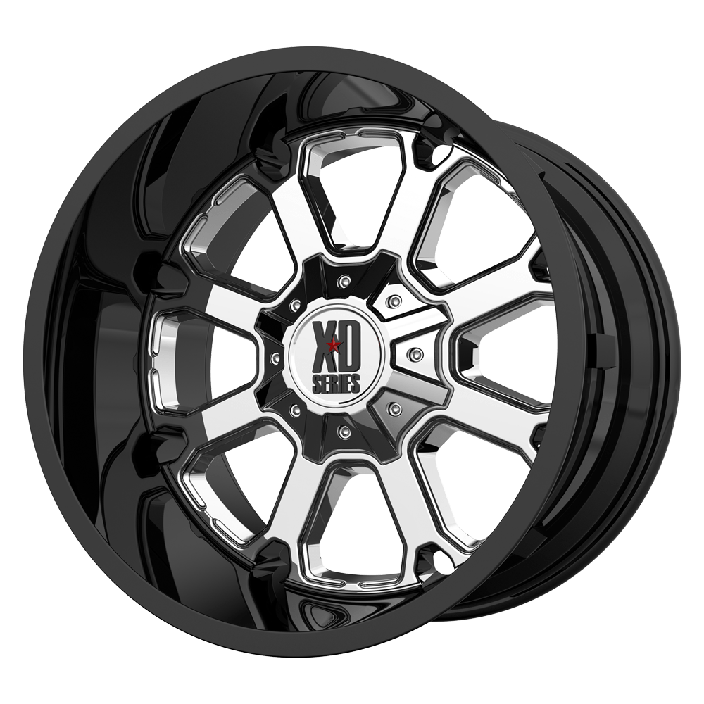 XD XD825 BUCK 25 20X10 PVD CENTER GLOSS BLACK LIP 8X170 - XD82521087924N