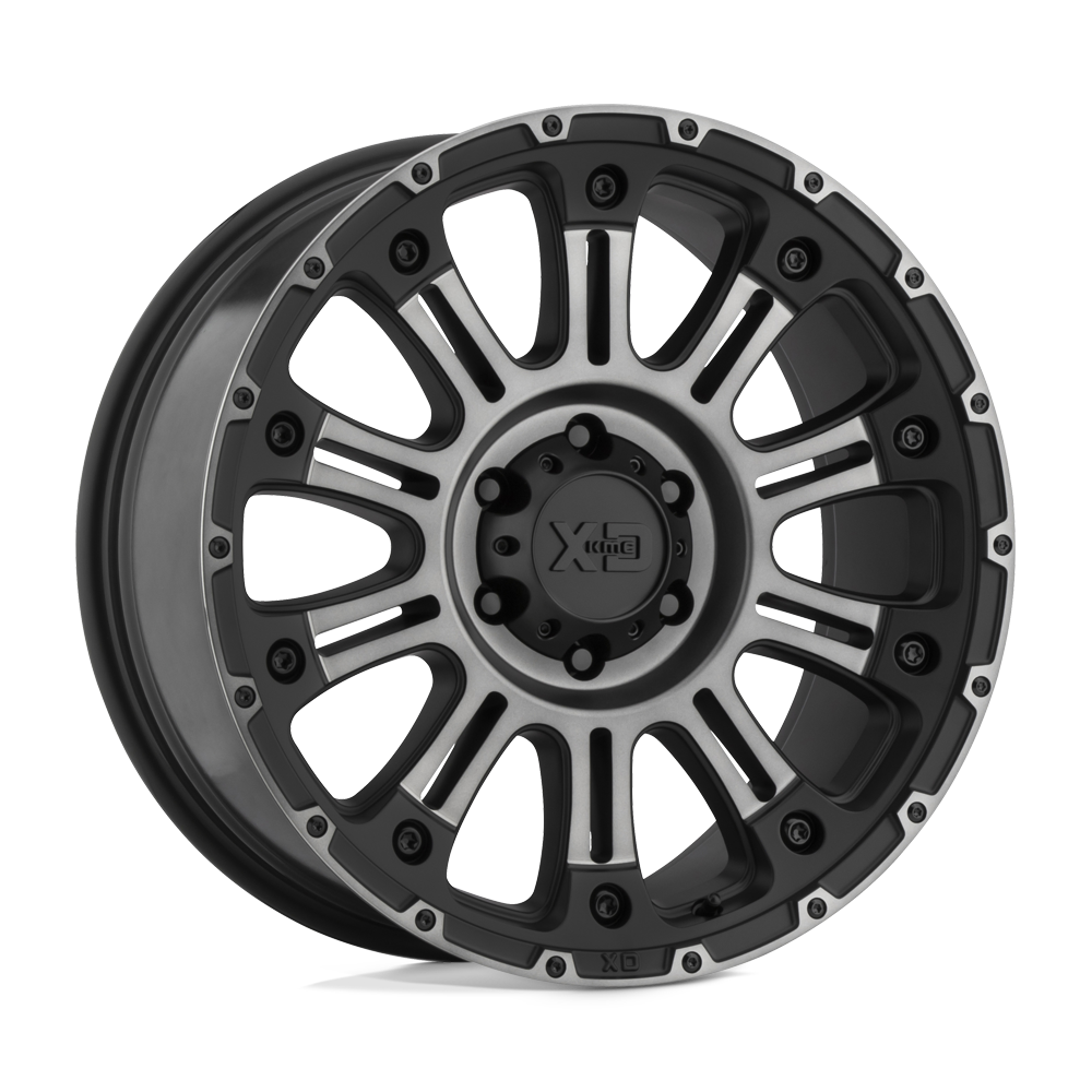 XD XD829 HOSS II 18X9 SATIN BLACK MACHINED GRAY TINT 8X6.5 - XD82989080400