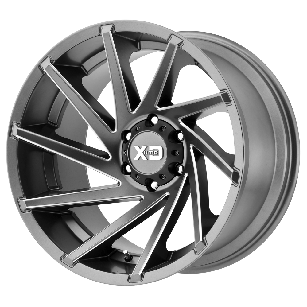XD XD834 CYCLONE 20X9 SATIN GRAY MILLED 5X5.0 - XD83429050400