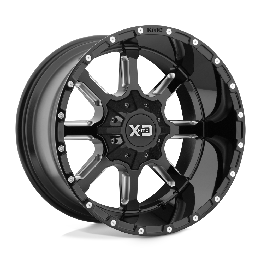 XD XD838 MAMMOTH 22X10 GLOSS BLACK MILLED 8X170 - XD83822087318N