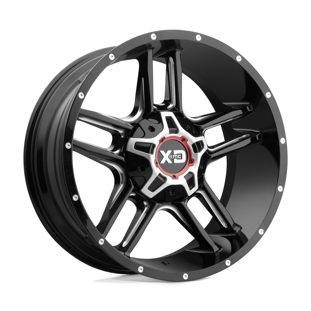 XD XD839 CLAMP 20X12 GLOSS BLACK MILLED 5X5.5/150 - XD83921286344N