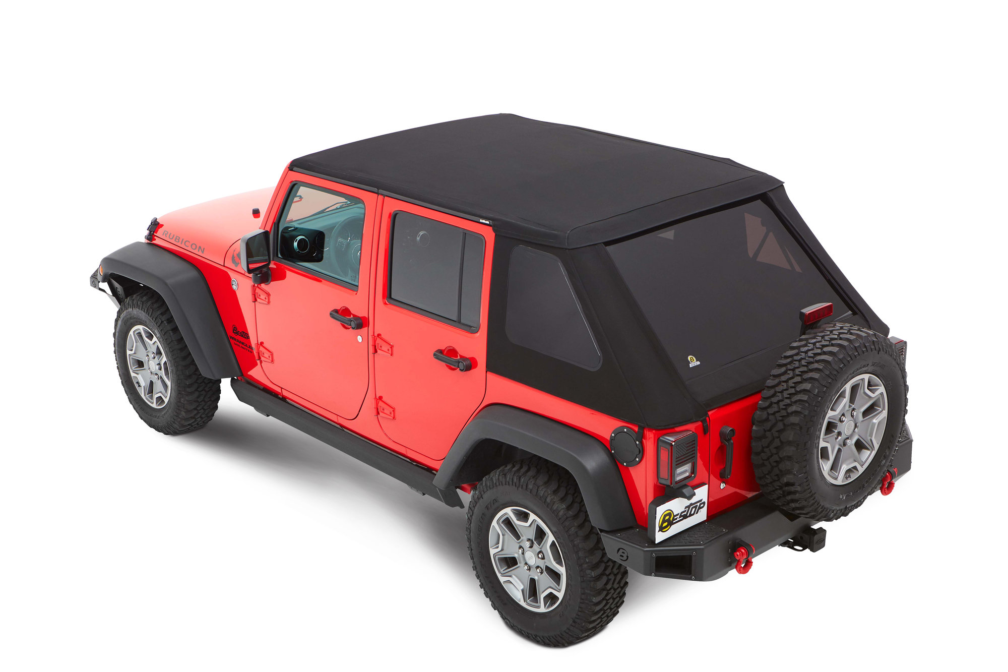 Trektop NX Soft Top in Black Diamond for 07-18 Jeep