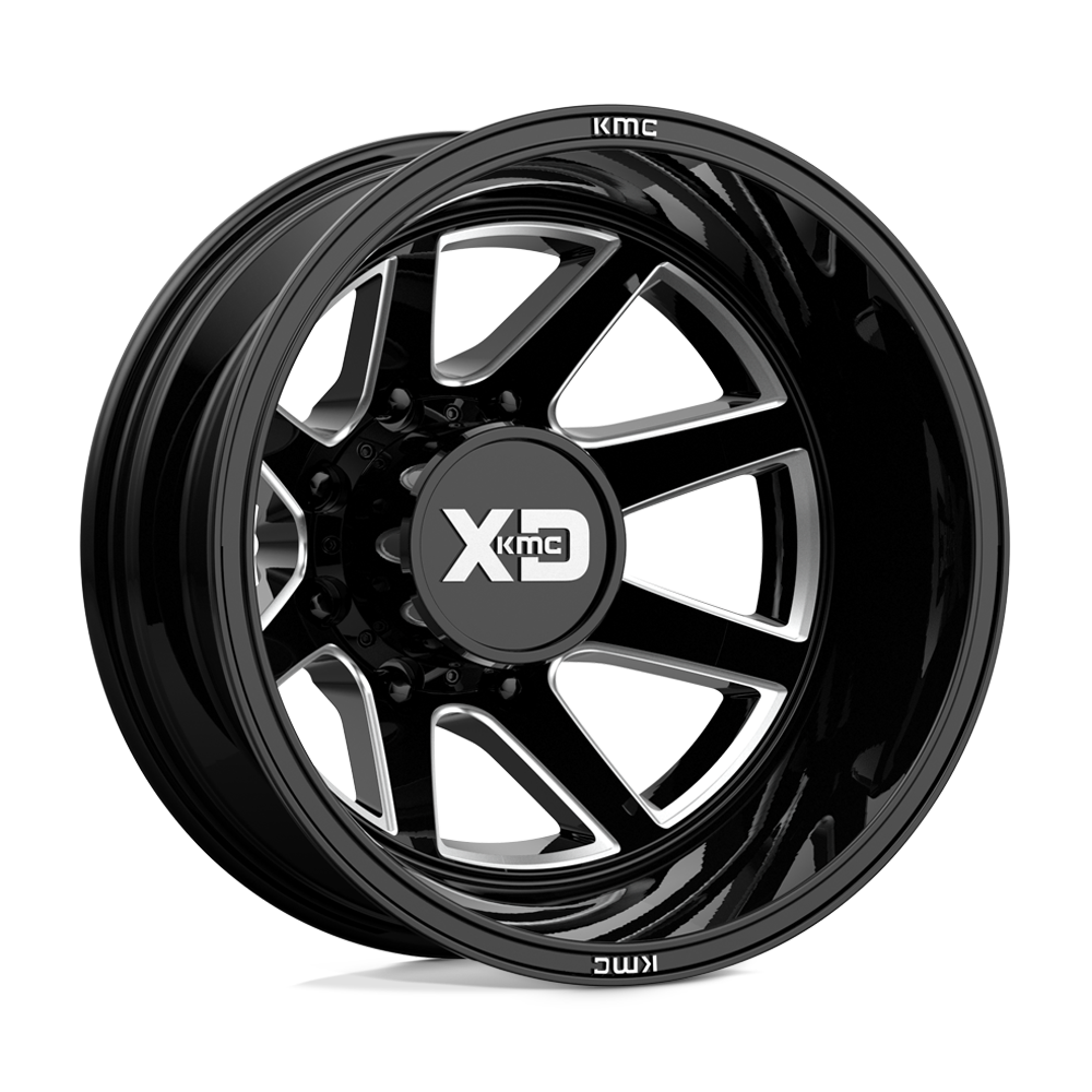 XD XD845 PIKE DUALLY 22X8.25 GLOSS BLACK MILLED - REAR 8X210 - XD845282893246N