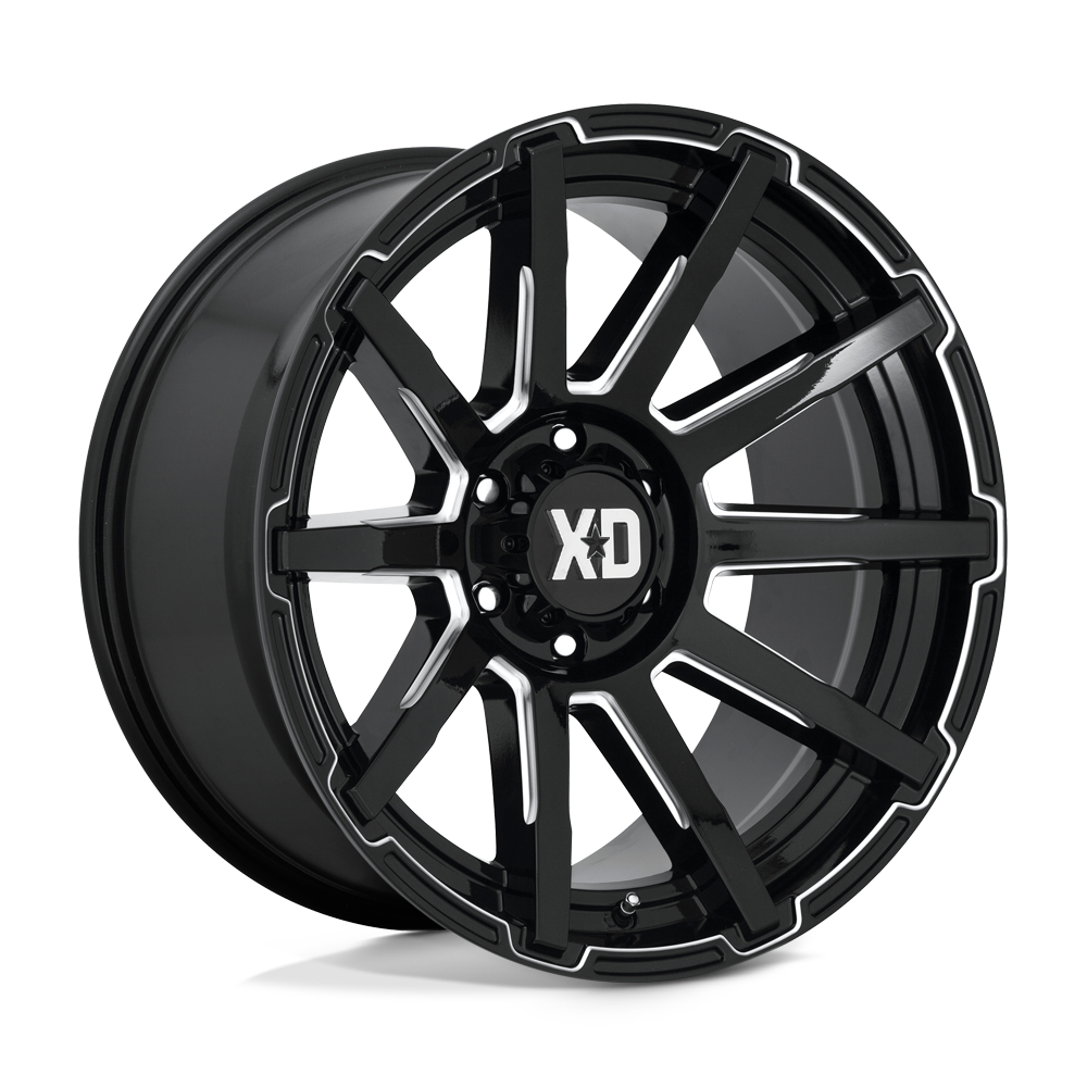 XD XD847 OUTBREAK 17X8 GLOSS BLACK MILLED 6X4.5 - XD84778064335