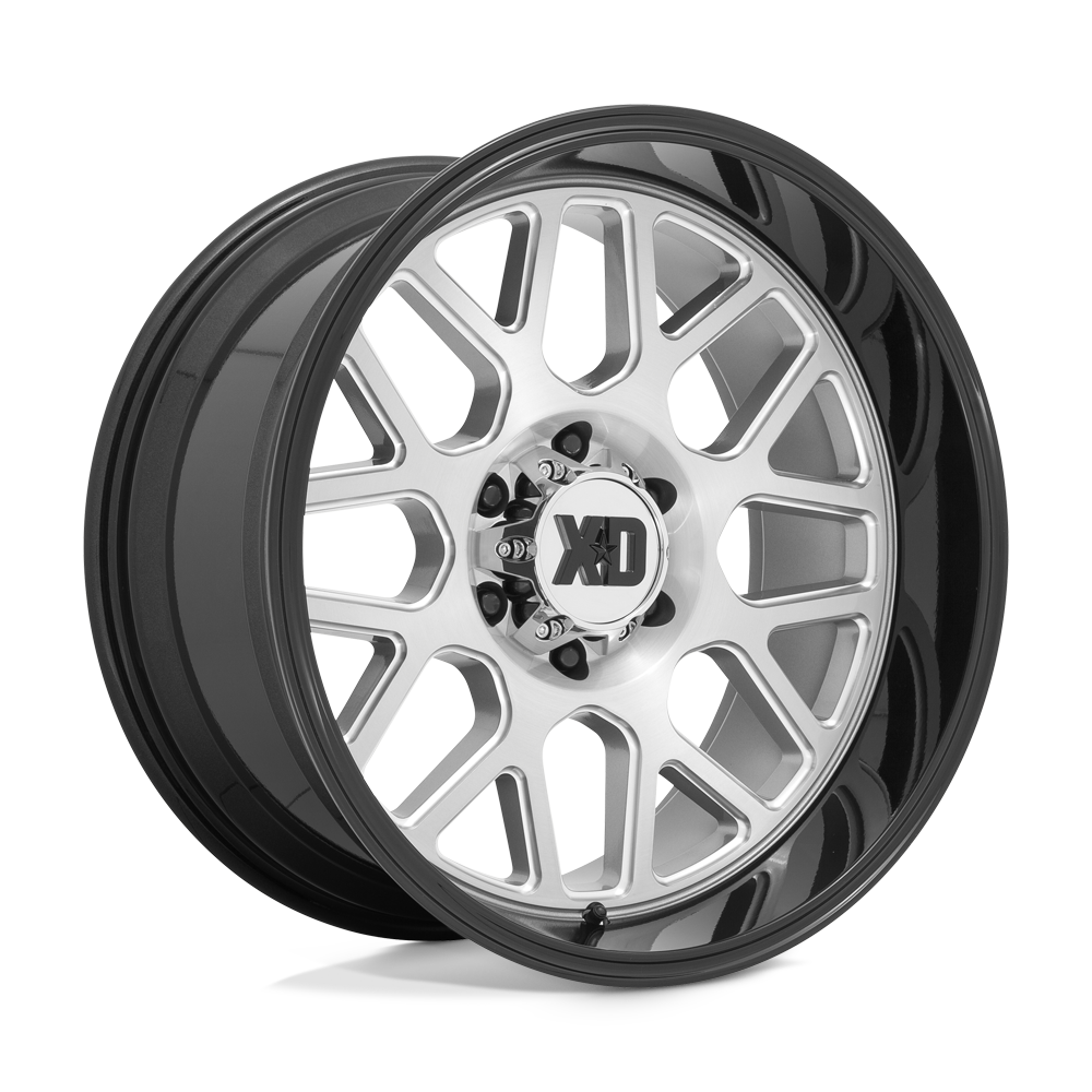 XD XD849 GRENADE 2 20X9 BRUSHED MILLED WITH GLOSS BLACK LIP 8X6.5 - XD84929080500