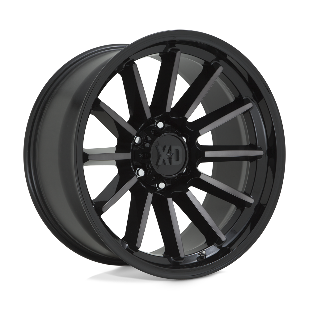 XD XD855 LUXE 17X9 GLOSS BLACK MACHINED WITH GRAY TINT 5X5.0 - XD85579050418 XD XD855 LUXE 17X9 GLOSS BLACK MACHINED WITH GRAY TINT 5X5.0 - XD85579050418
