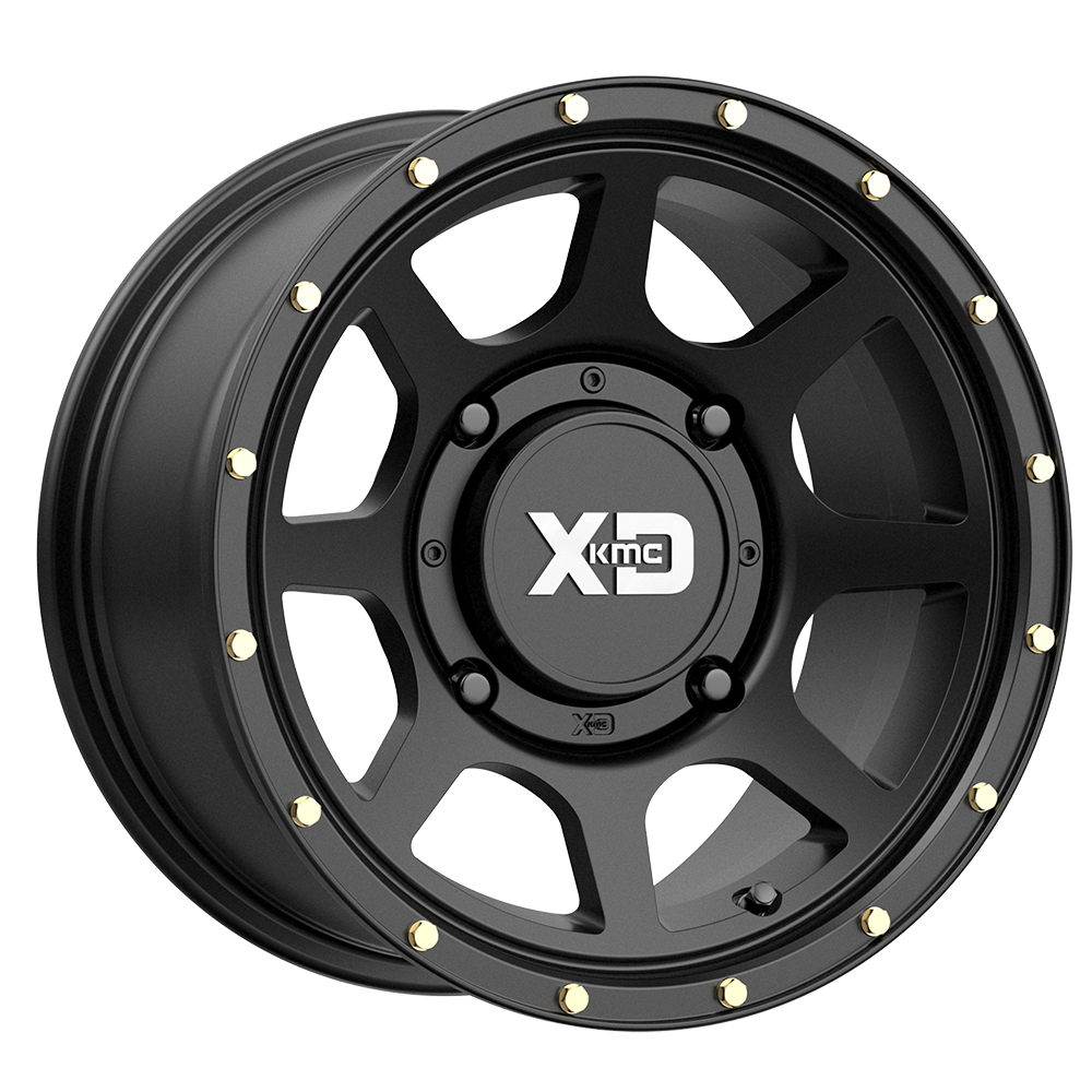 XD Powersports XS134 ADDICT 2 15X6 SATIN BLACK 4X156 - XS13456044738