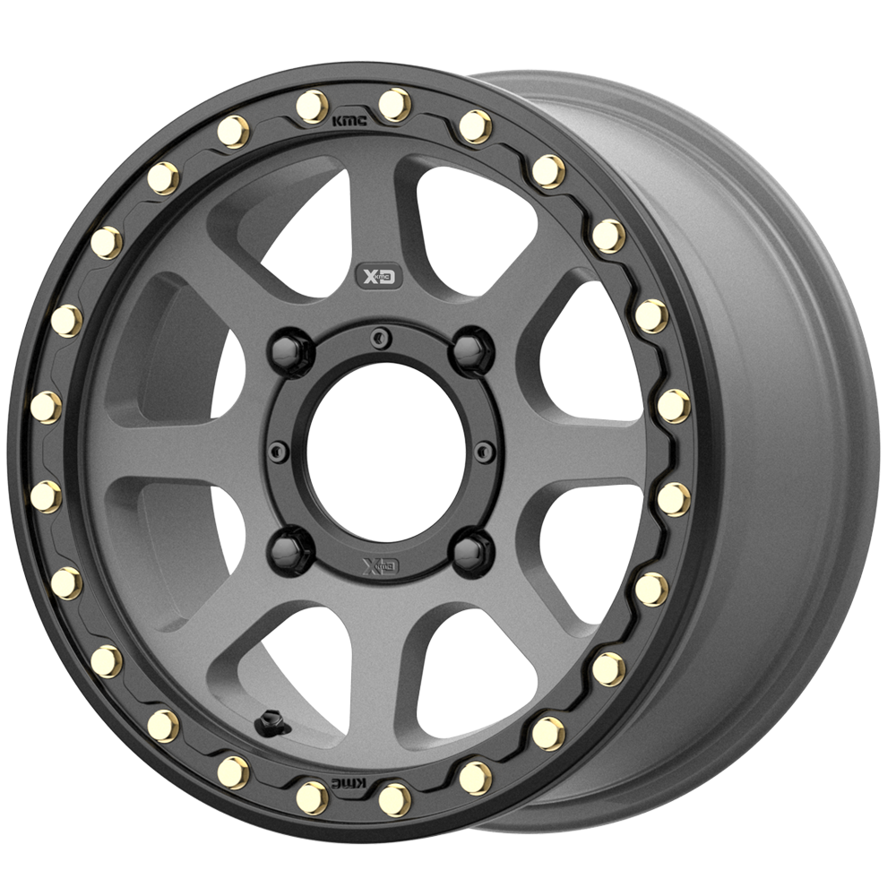 XD Powersports XS234 ADDICT 2 BEADLOCK 15X6 SATIN GRAY 4X156 - XS23456044438