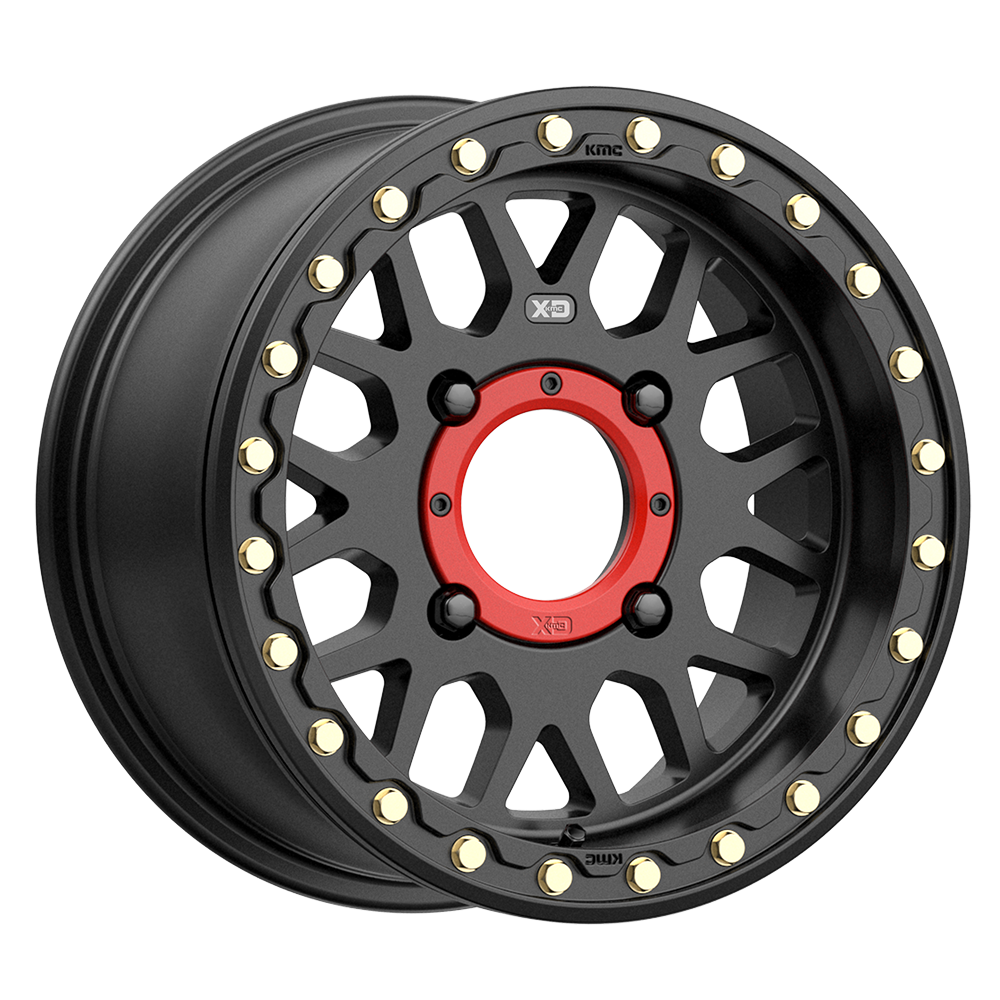 XD Powersports XS235 GRENADE BEADLOCK 14X7 SATIN BLACK 4X110 - XS23547040710
