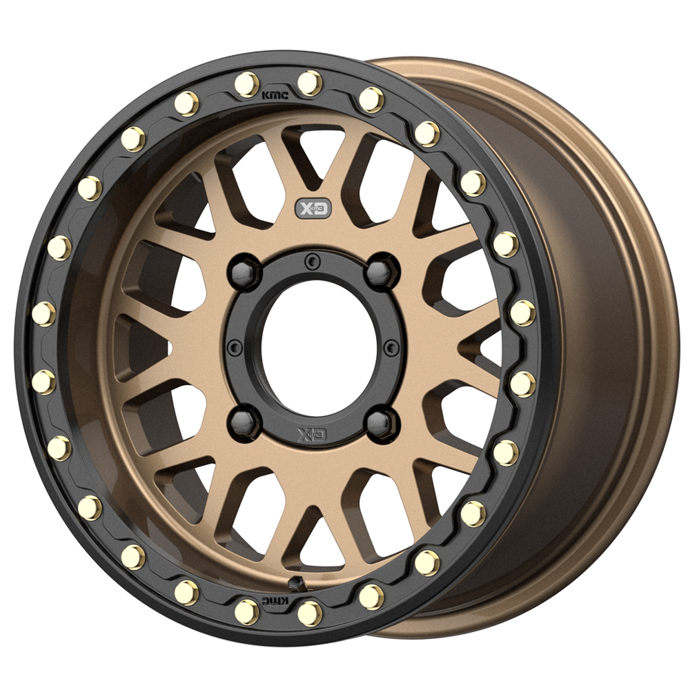 XD Powersports XS235 GRENADE BEADLOCK 15X6 SATIN BRONZE 4X156 - XS23556044638 XD Powersports XS235 GRENADE BEADLOCK 15X6 SATIN BRONZE 4X156 - XS23556044638