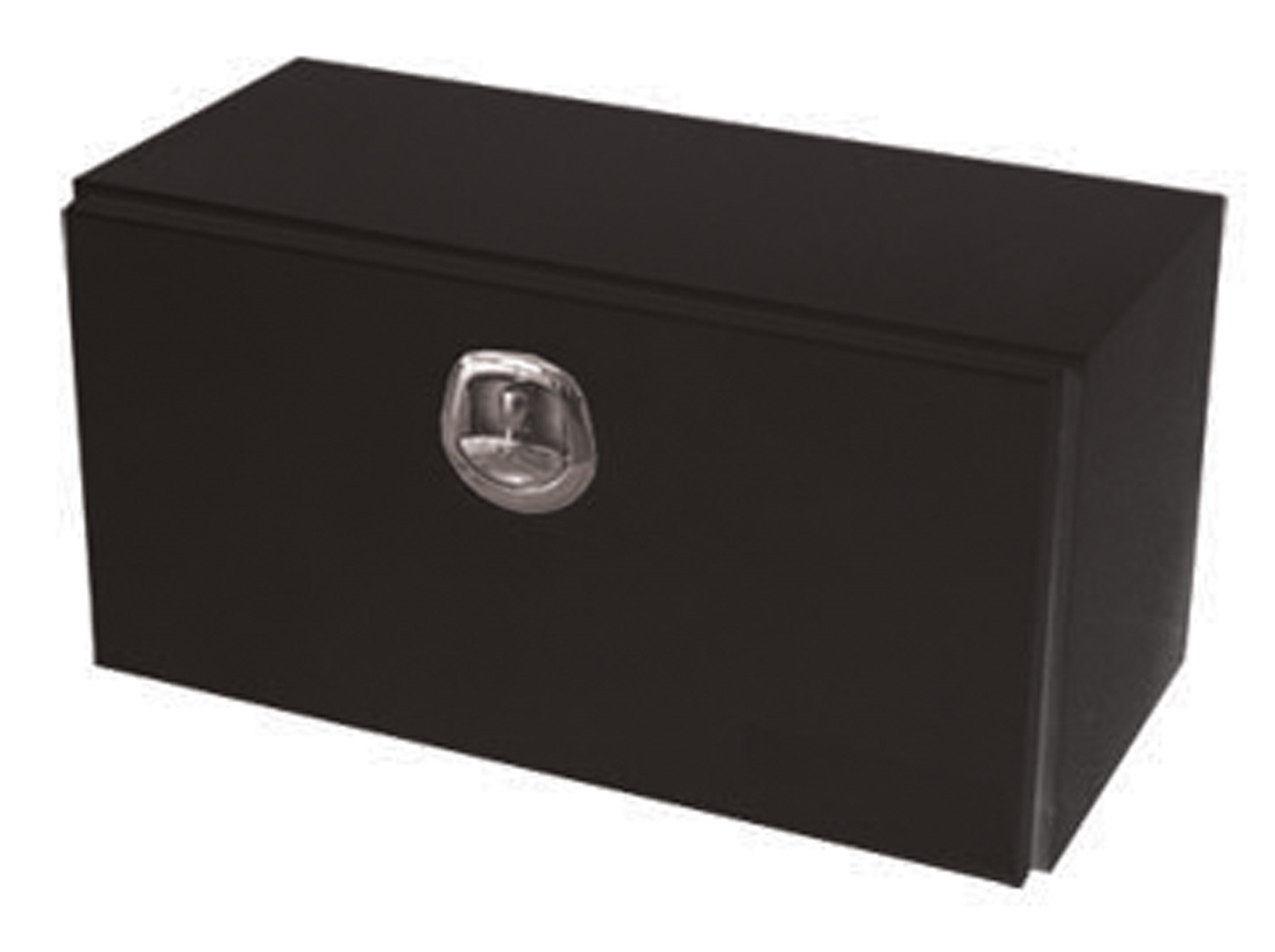 Top Mount; Black Steel Truck Tool Box 48in.Lx12in.Wx16in.H Single Door 64210120