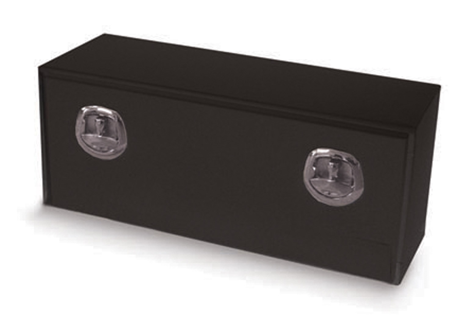 Heavy Duty; Black Steel Underbody Tool Box 60in.Lx18in.Wx18in.H Double Latch 65210127