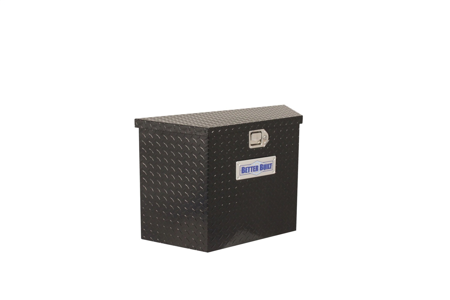 Utility Trailer Tongue Tool Box; BLACK; Tall; V Shaped 34rear L; 20.75front Lx 1 66212323