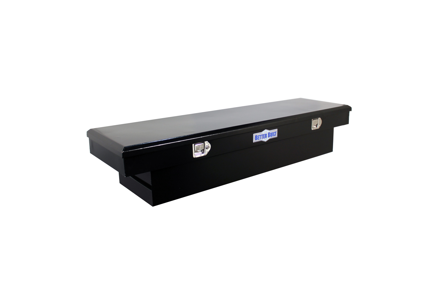 63in. Crossover Single Lid Black Steel Truck Tool Box for Mid-Size Trucks 73210128
