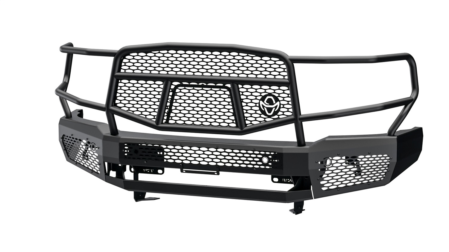 Midnight Front Bumper with Grille Guard for Select Chevy Silverado 2500, 3500 HD MFC151BM1