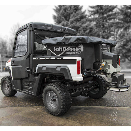 SALTDOGG® 0.40 CUBIC YARD ELECTRIC BLACK POLY HOPPER SPREADER