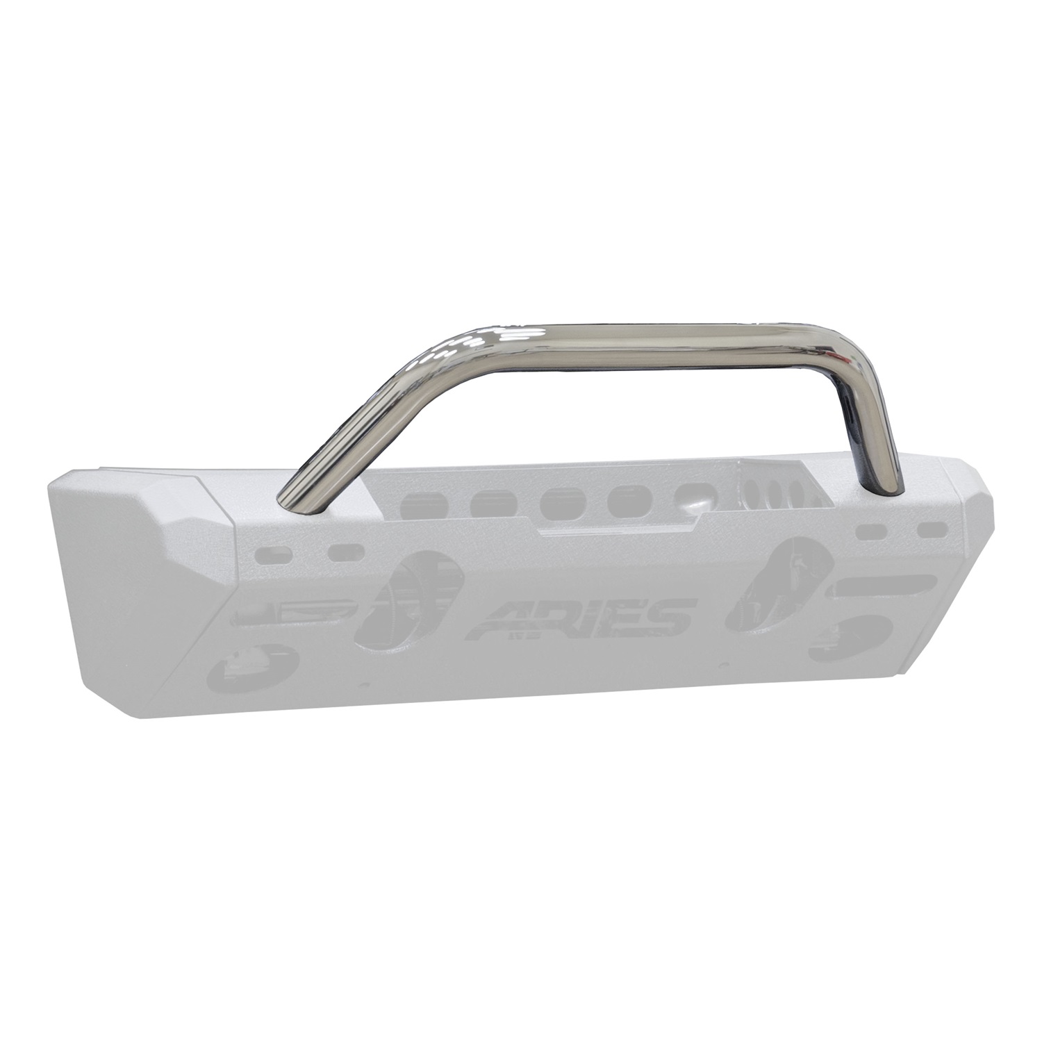 Modular Front Jeep Bumper Center Brush Guard 15600-5-2