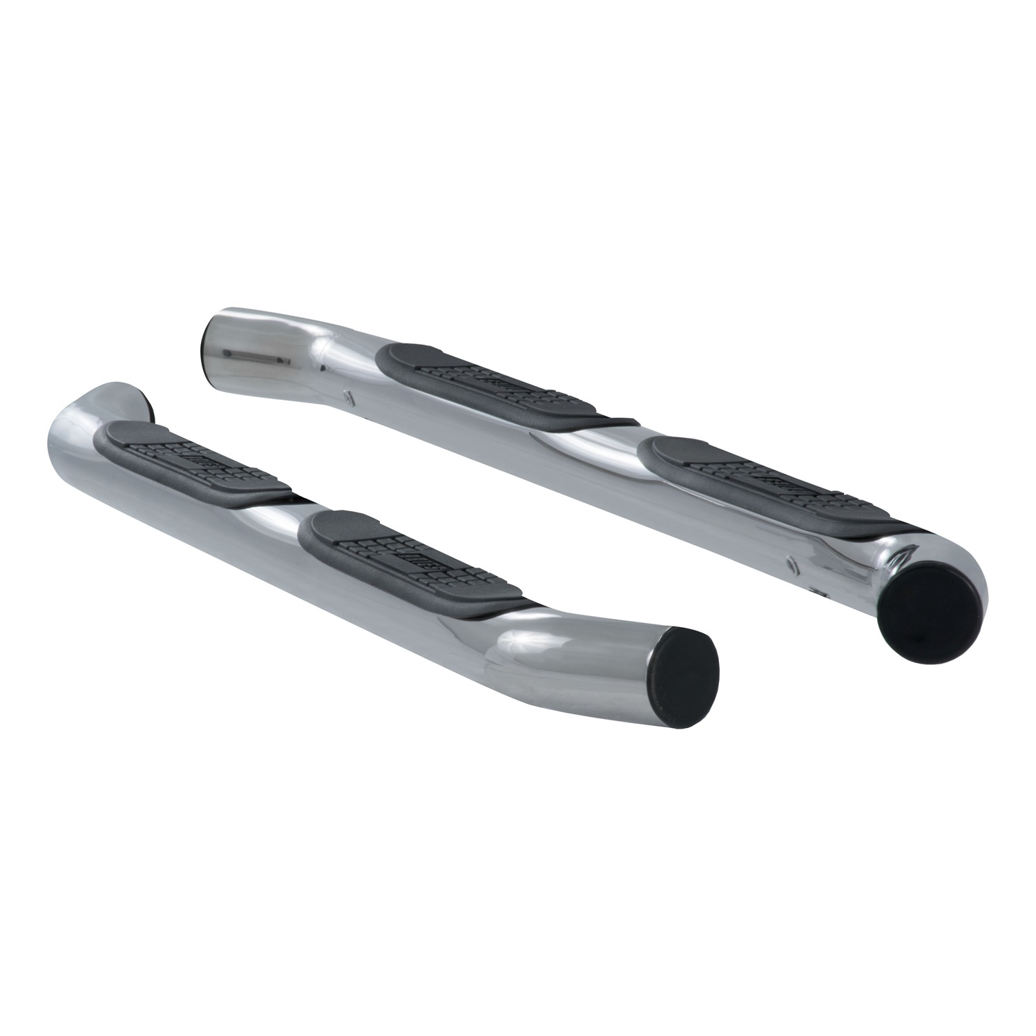 3 Round Polished Stainless Side Bars, Select Toyota FJ Cruiser 202011-2