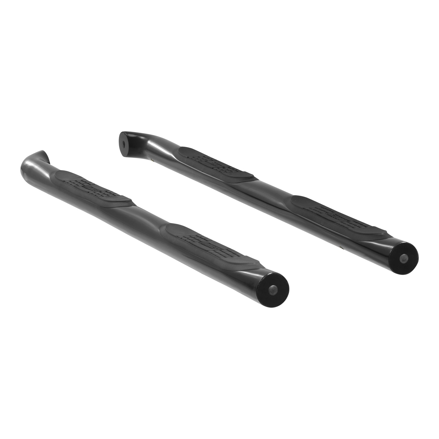 3 Round Black Steel Side Bars, Select Toyota RAV4 202018