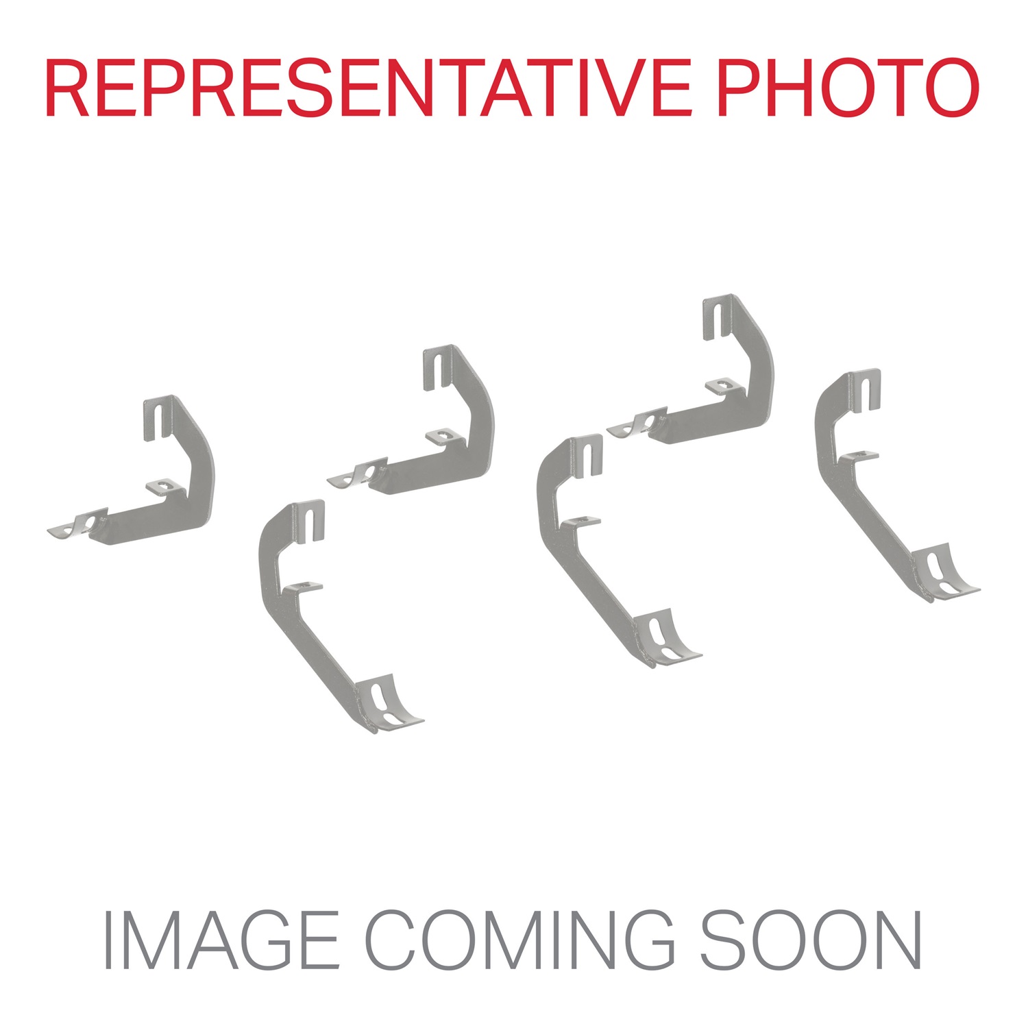 6 Inch Oval Side Bar Mounting Brackets 4498
