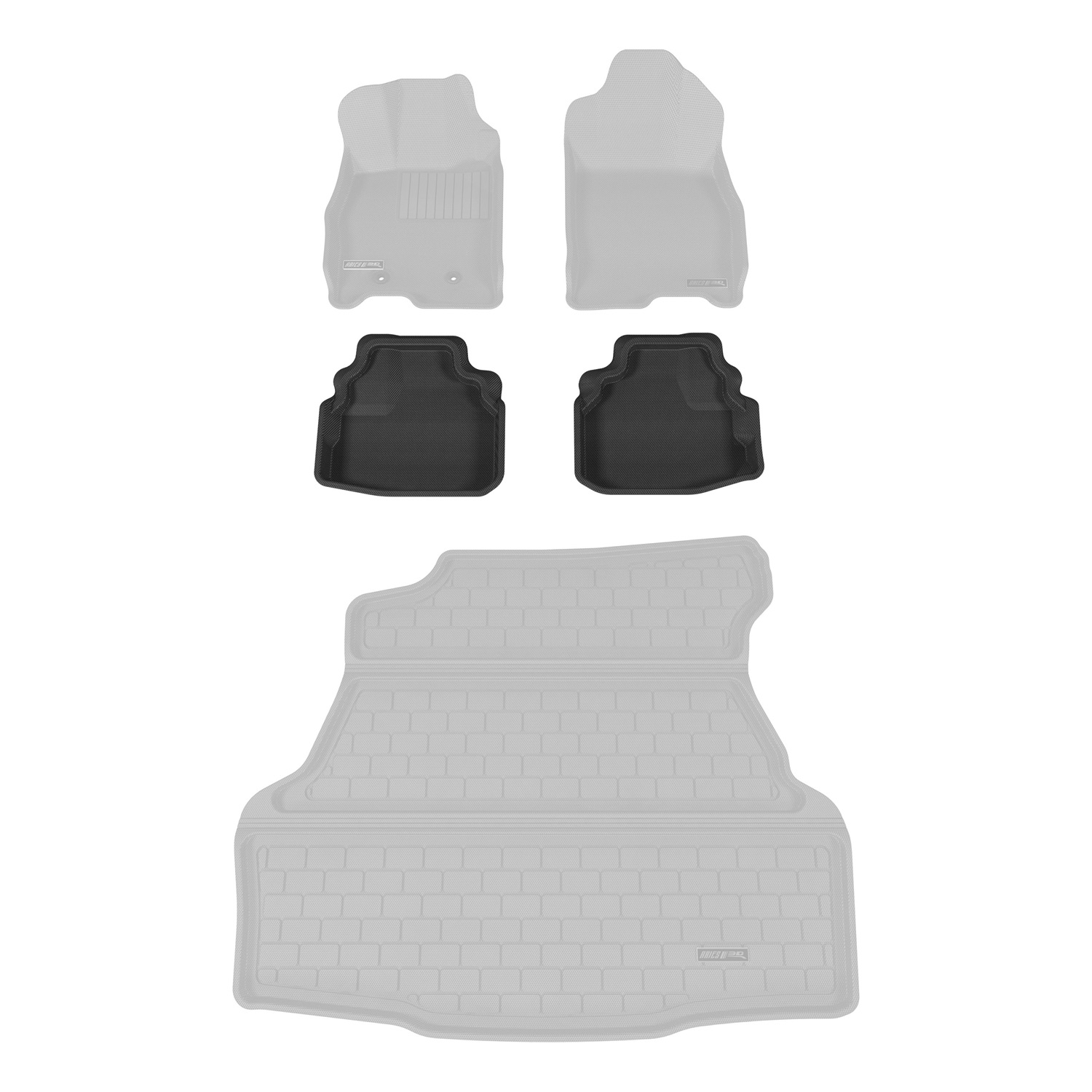 StyleGuard Floor Liners Second Row Black BC01121509