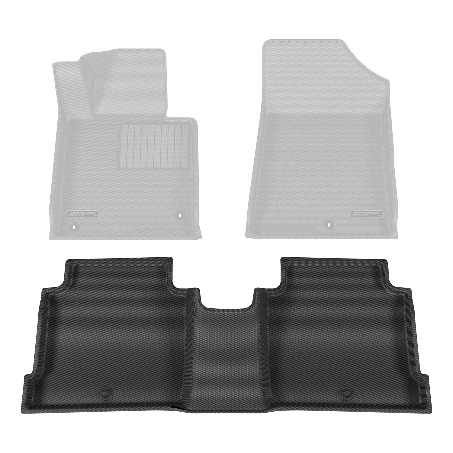 StyleGuard Floor Liners Second Row Black HY05121509