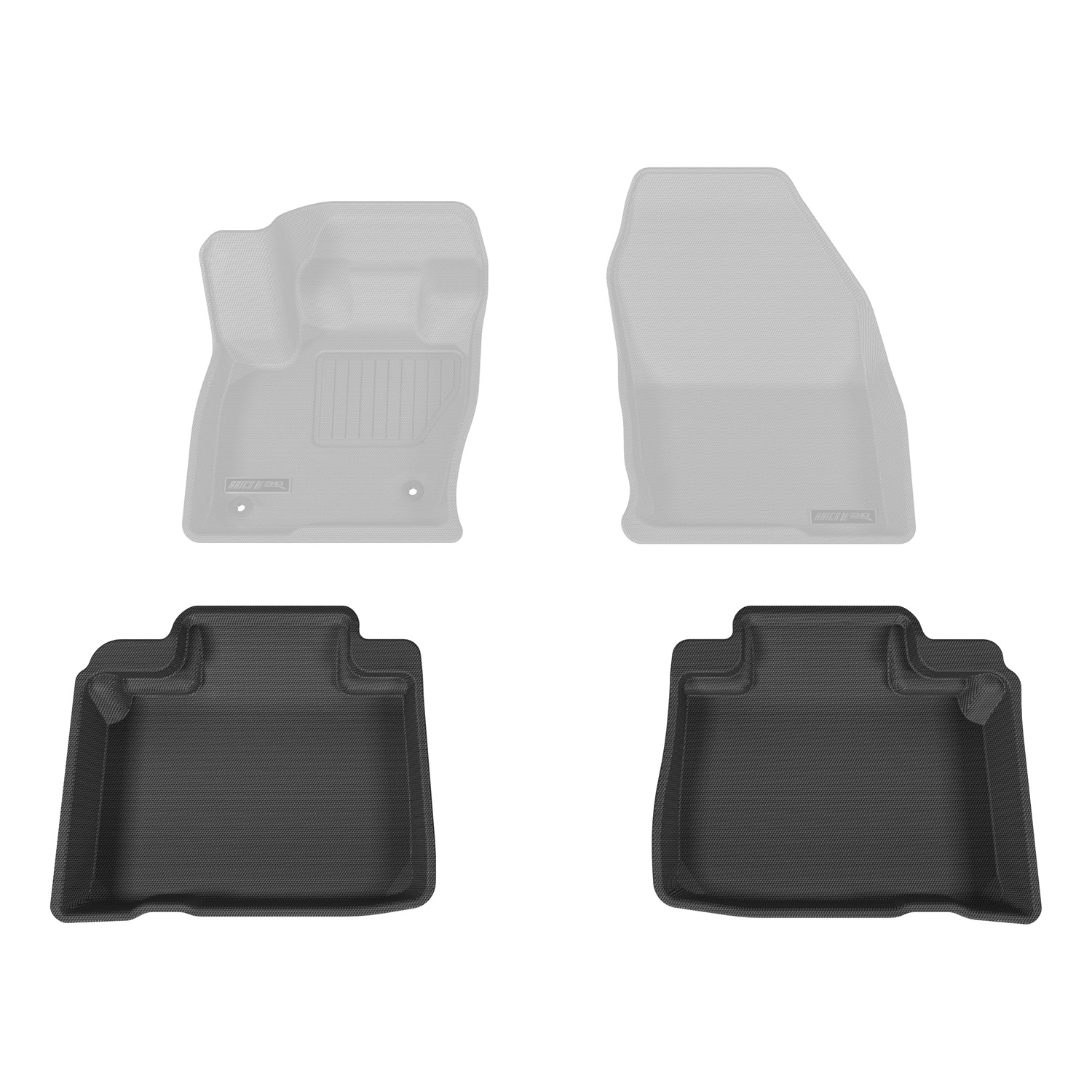 StyleGuard Floor Liners Second Row Black JP01321509