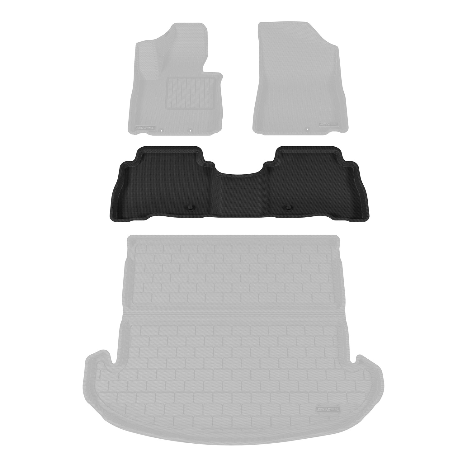 StyleGuard Floor Liners Second Row Black KA01821509