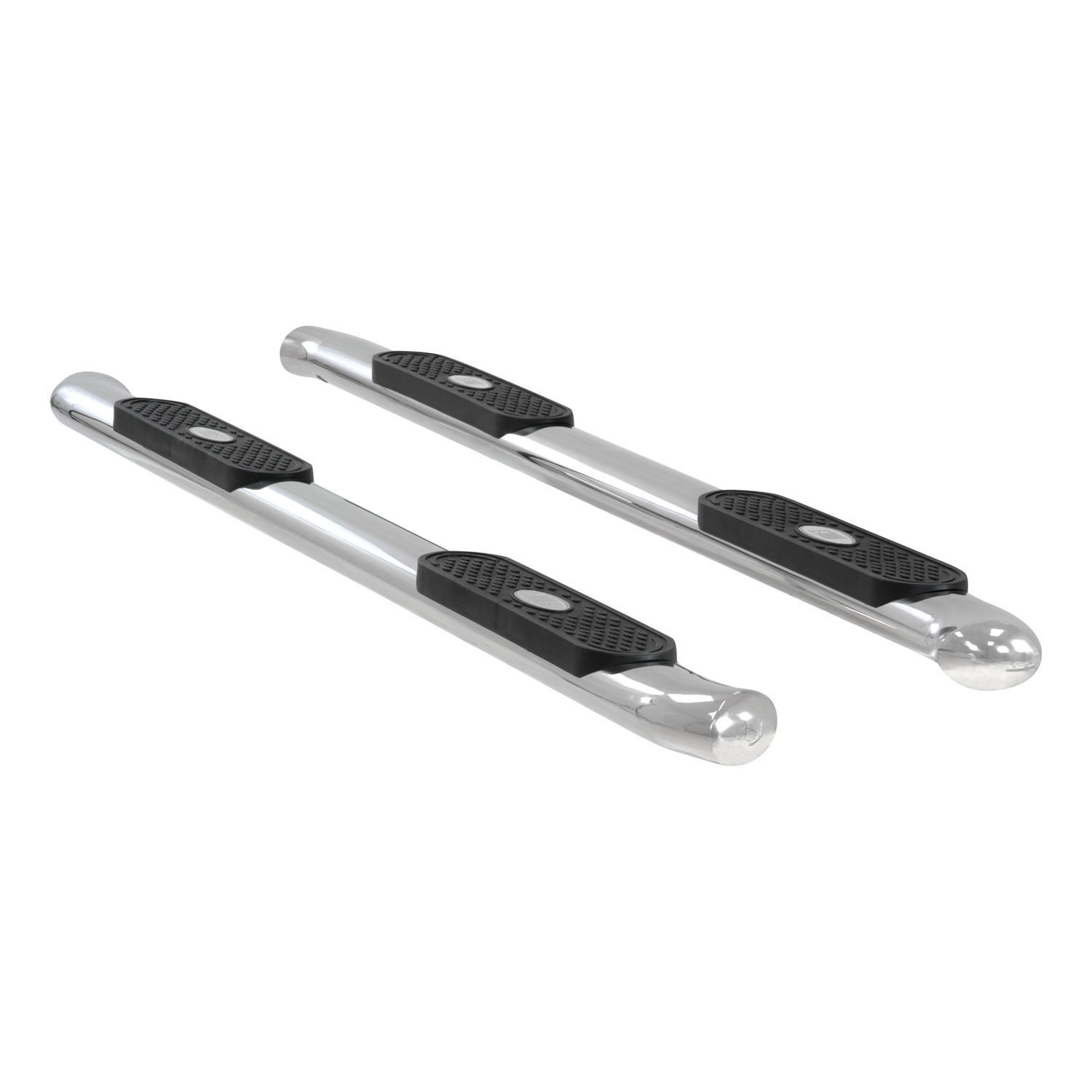4 Polished Stainless Oval Side Bars, Select Toyota Tundra S222006-2