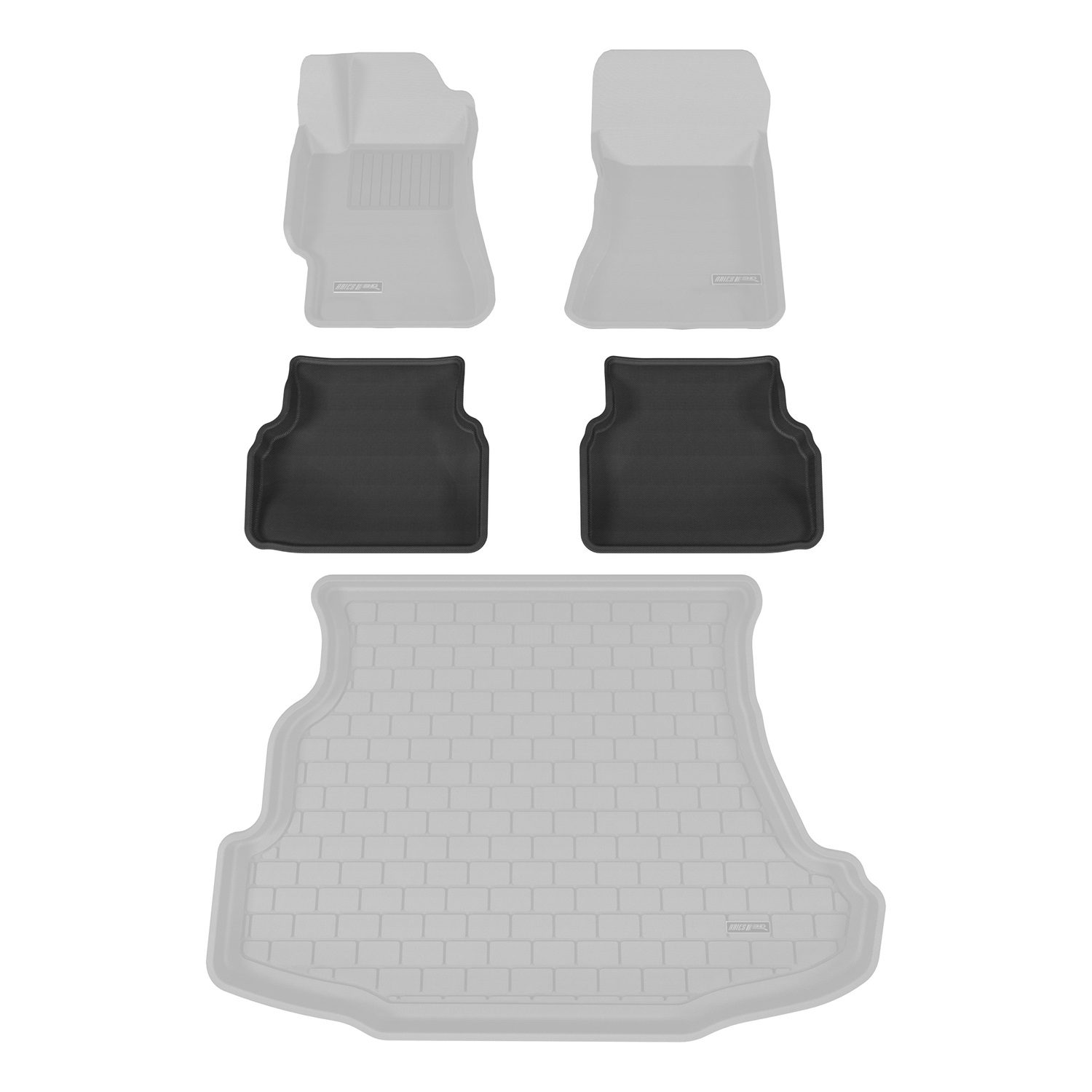 StyleGuard Floor Liners Second Row Black SB00521509