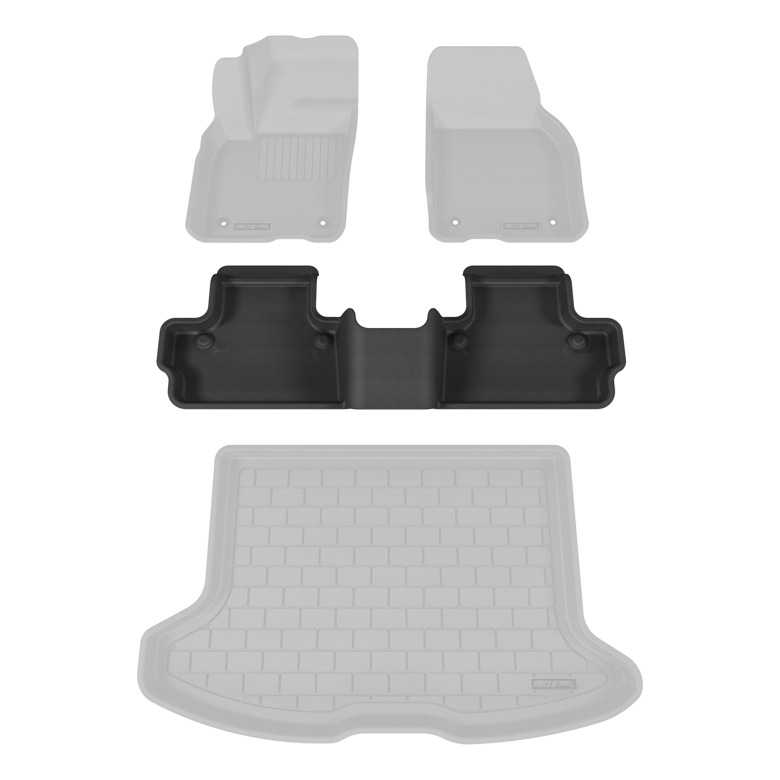 StyleGuard Floor Liners Second Row Black VV00721509