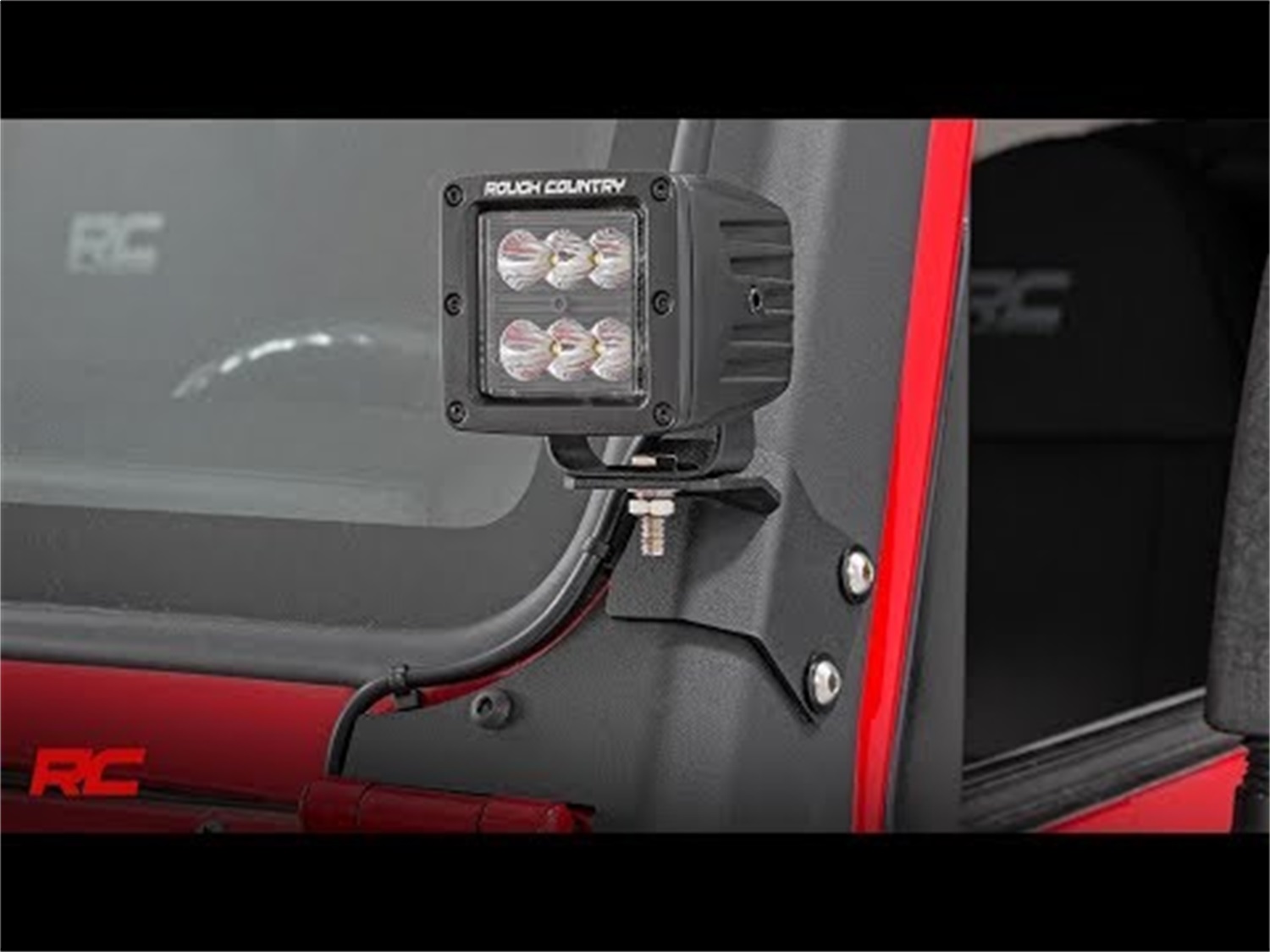 Jeep Lower A-Pillar Light Mounts (97-06 Wrangler TJ) 70046