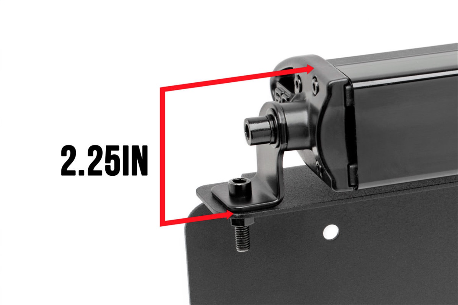 LED License Plate Mount Kit w/ 8-inch Black Series CREE LED Light Bar 70183