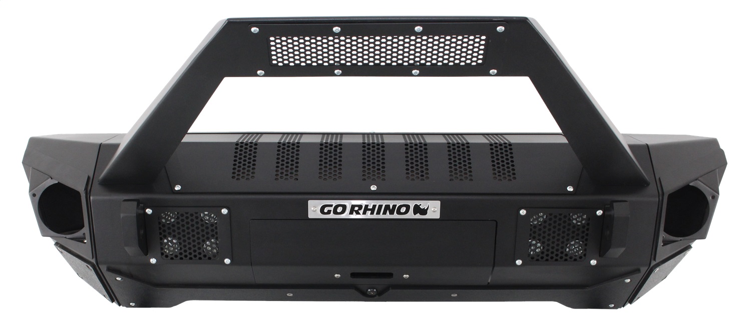 BRJ40 Front Bumper and Stubby End Caps with Trailline Light Mount Bar 230110103T