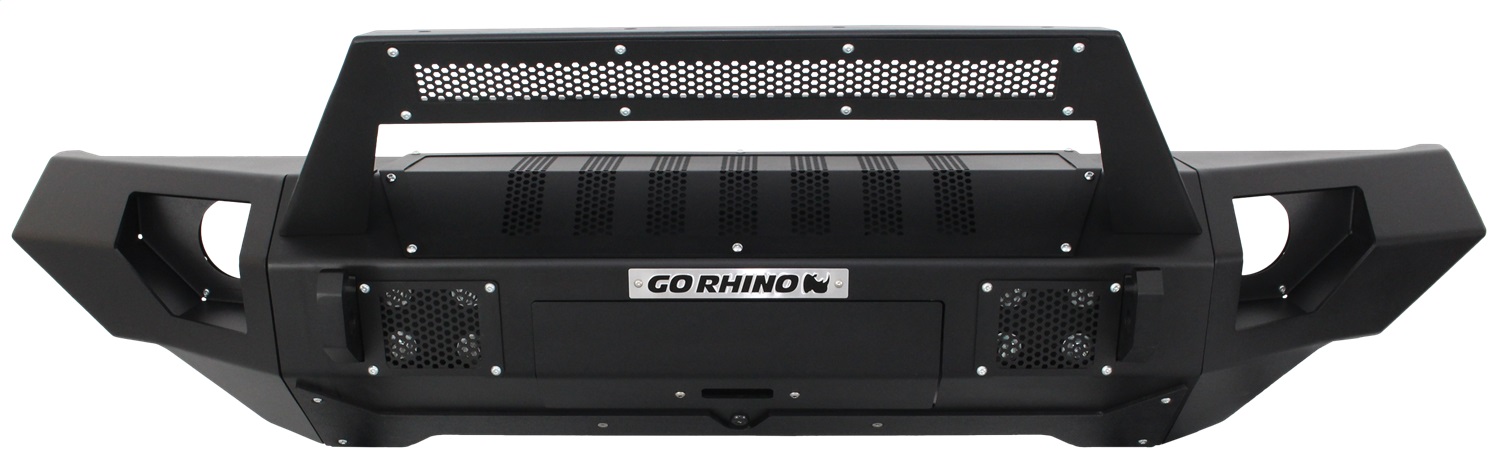 BRJ40 Front Bumper and Straight End Caps with Roadline Light Mount Bar 230115102T