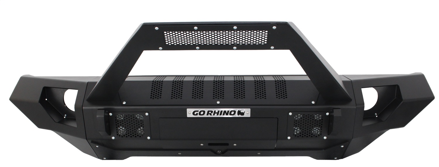 BRJ40 Front Bumper and Straight End Caps with Trailline Light Mount Bar 230115103T